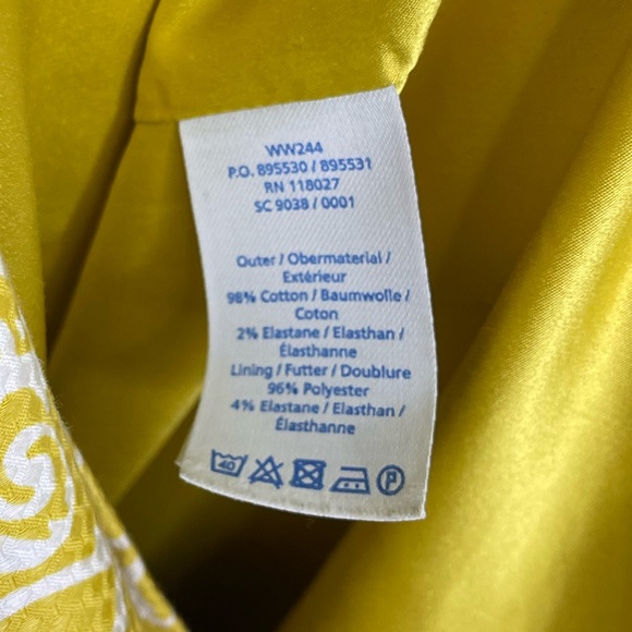 Boden NWOT Talia Sheath dress size 10R Floral Paisley Cotton Textured Career - Picture 6 of 12